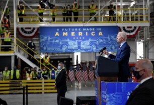 President Biden Visits Rouge Electric Vehicle Center